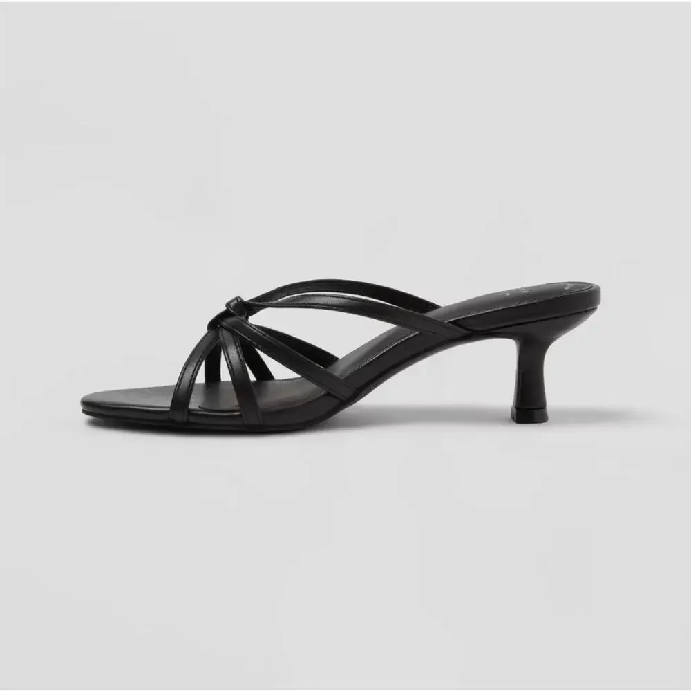 Women’s Cornelia Heels with Memory Foam Insole-A New Day-black-size 9.5